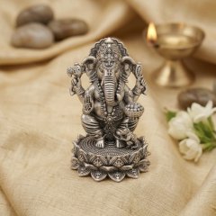 The Sacred Lotus Ganesha Murti
