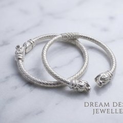 Traditional Artisan Sterling Silver Bangles