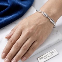 The Lumina Trio Floating Stone Bracelet