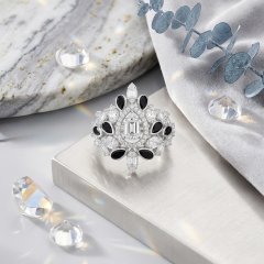 The Valkyrie Art Deco Statement Ring