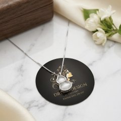 925 Sterling Silver Gourd Pendant Chain