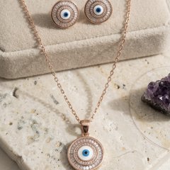 Embrace Protection and Elegance: The Evil Eye Jewellery Set