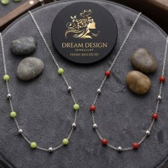 A Pop of Personality: The 925 Silver Colourful Beaded Chains