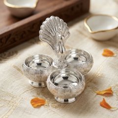 925 Silver Majestic Peacock Kumkumdani