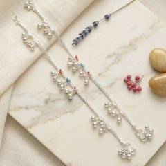 925 Silver Musical Ghungroo & Enamel Kids Anklets