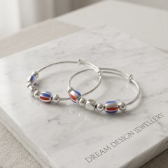 Spectrum Adjustables: Colorful Kids’ Silver Bracelets