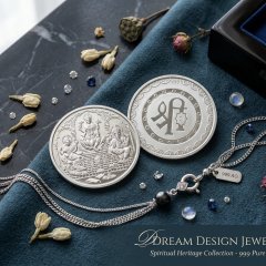 Spiritual Heritage Collection: 999 Pure Silver Trishakti & Shree Coin
