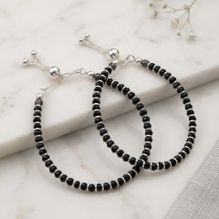The Aurous Onyx Kids Najaria Anklets