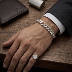 The Axiom Textured Link Bracelet