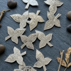 Sacred Silver Bilva Patra